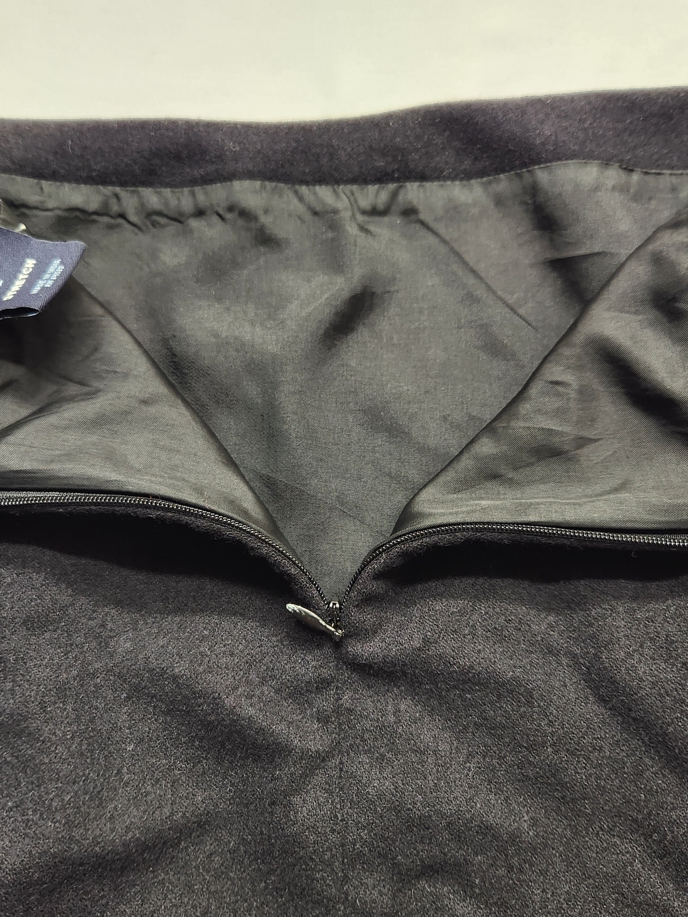 ⭐ Gap Wool Blend Maxi Skirt - Black Y2K Minimalist 90s Aesthetic - Sz 2 - Picture 5 of 7